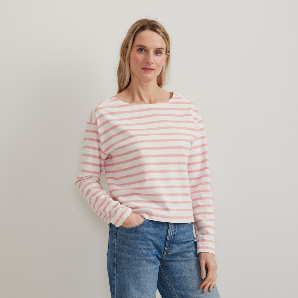 Women's Sailor Bateau Neck T-Shirt