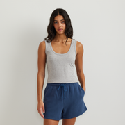 Women's Sightseer Tank - Med Htr Gray