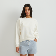 Women's Vintage Soft Crew Sweatshirt - Ivory