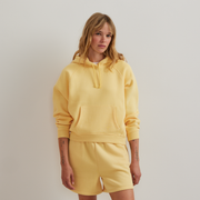 Women's Vintage Soft Pullover Hoodie - Yellow