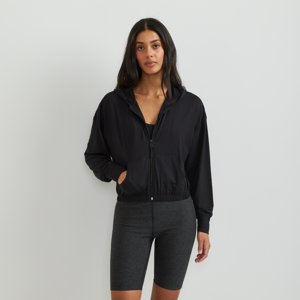 Women's Sightseer Cropped Full-Zip Hoodie