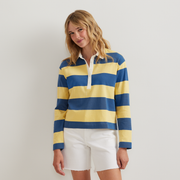 Women's Rugby Polo Shirt - Tile Blue