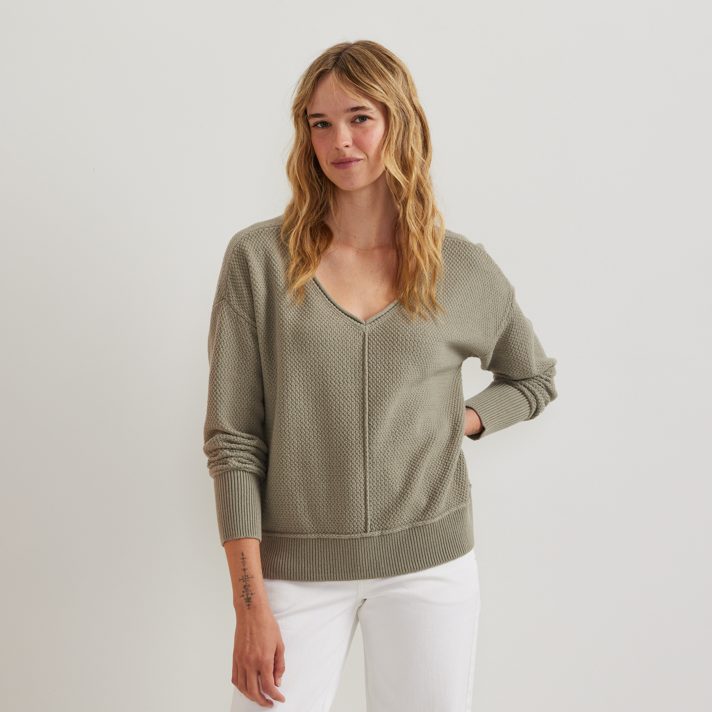 Women's V-Neck Sweater