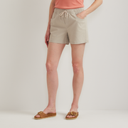 Women's Softened Legend Wash Relaxed Shorts - Pumice