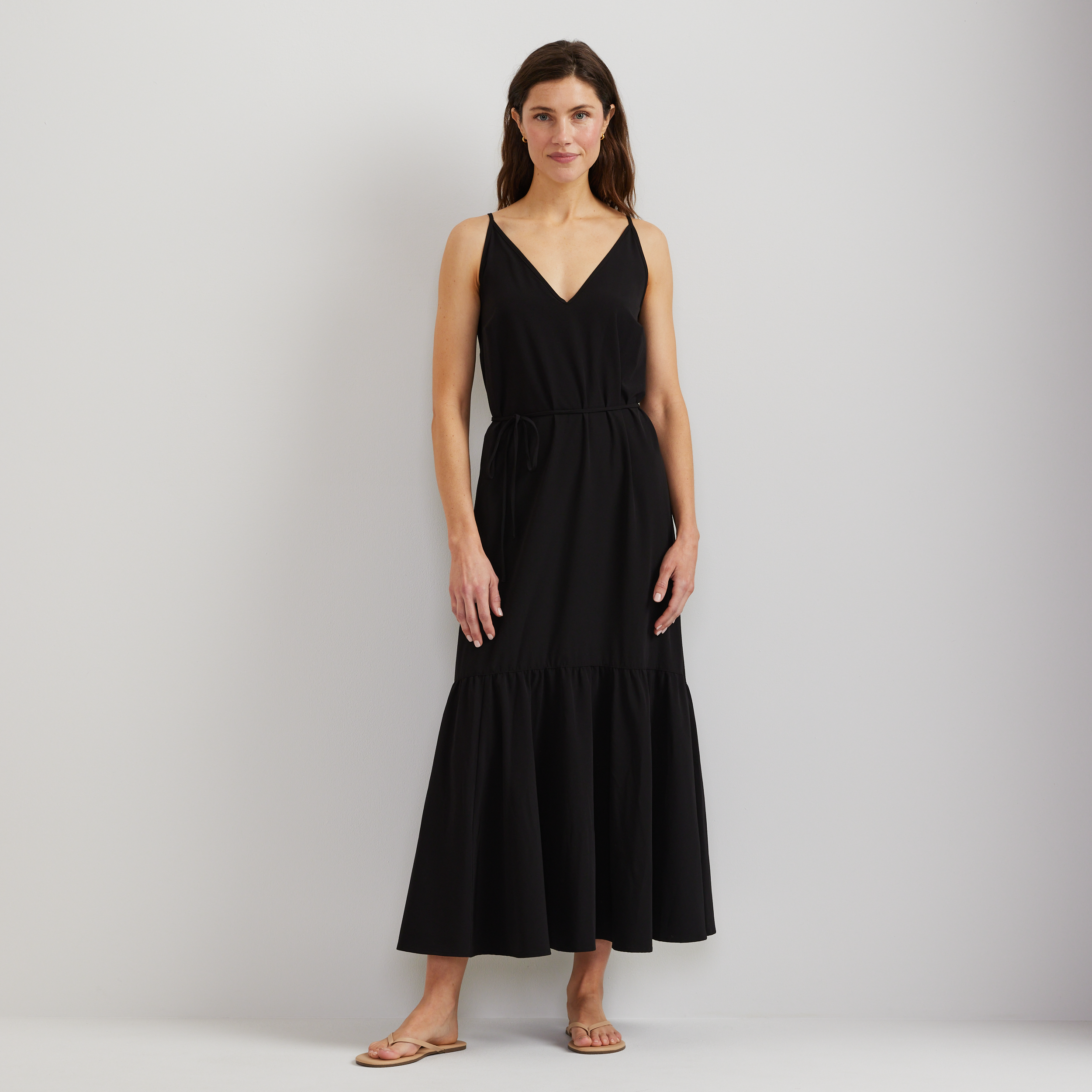 Women's Rio Textured Tiered Midi Dress