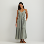 Women's Rio Textured Tiered Midi Dress