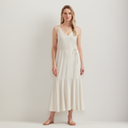 Women's Rio Textured Tiered Midi Dress