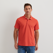 Men's Short Sleeve Fairway Polo - Rhubarb