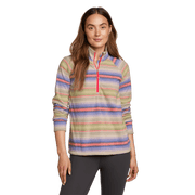 Women's Quest Fleece 1/4-Zip Pullover - Printed - Pale Lavendar
