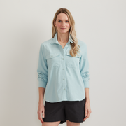 Women's Mountain 3.0 Long-Sleeve Shirt - Solid - Aquamarine