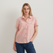 Women's Mountain 3.0 Short-Sleeve Shirt - Print - Tangelo