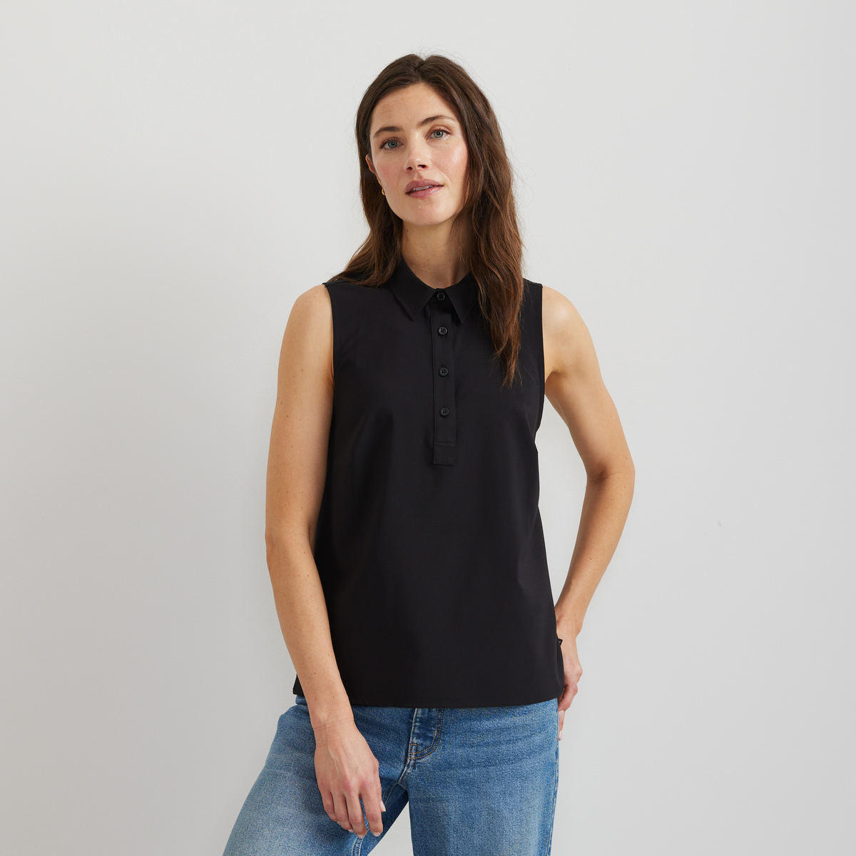 Women's Departure Collared Tank