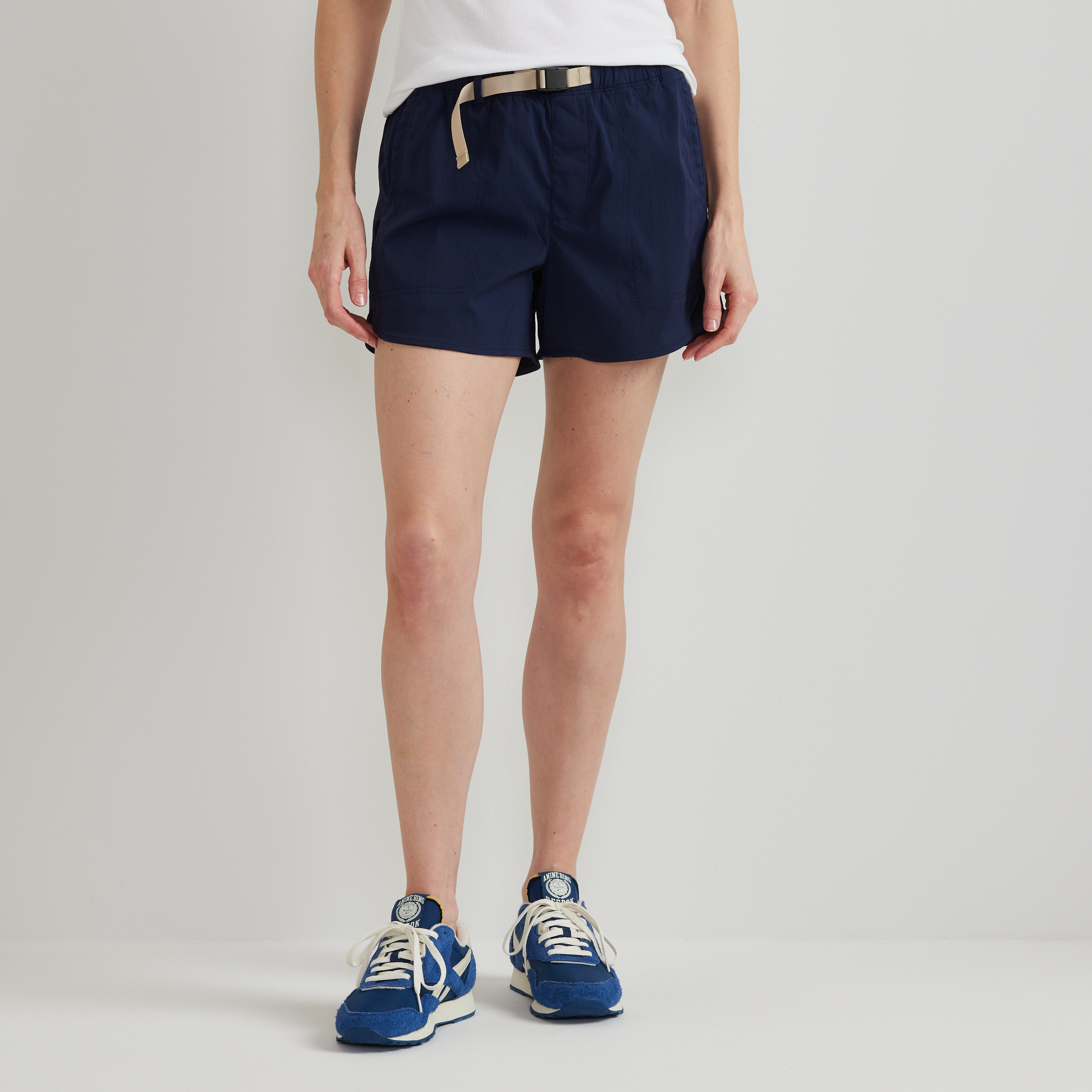 Women's Belted Ripstop Shorts