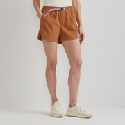 Women's Belted Ripstop Shorts - Fawn