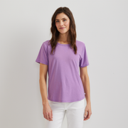 Women's Trek Light Hike Short-Sleeve Crewneck T-Shirt - Hydrgea