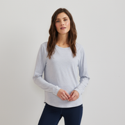 Women's Trek Light Hike Long-Sleeve Crewneck T-Shirt - Slate