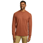 Men's Eddie's Favorite Ultrasoft Thermal Crew - Paprika