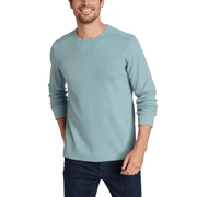 Men's Eddie's Favorite Ultrasoft Thermal Crew - Sea Blue