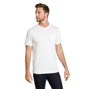 Men's Legend Wash 100% Cotton Short-Sleeve Pocket T-Shirt - White