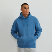 Men's Vintage Soft Pullover Hoodie - Tile Blue