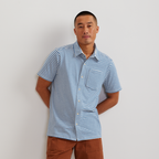 Men's Knit Baja Pocket Button-Up Shirt