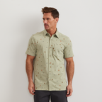 Men's Knit Baja Pocket Button-Up Shirt