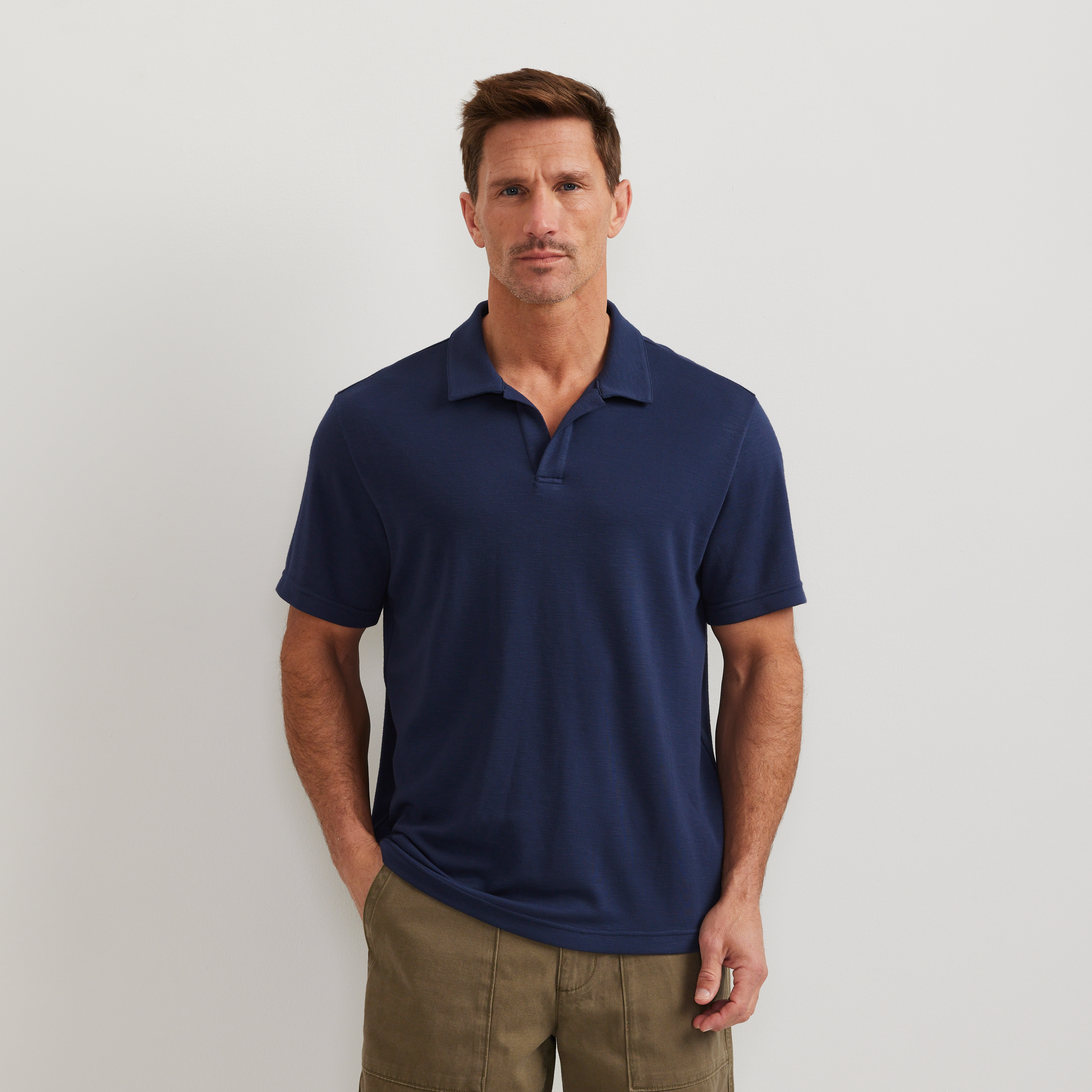 Men's Short Sleeve Journey Modal Polo Shirt