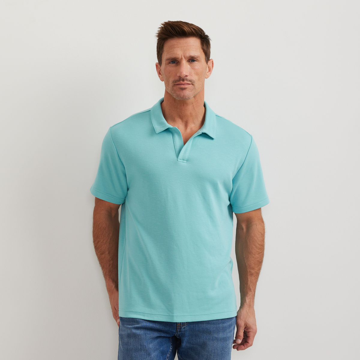 Men's Short Sleeve Journey Modal Polo Shirt