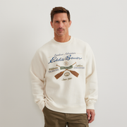 Men's Vintage Soft Paddle Crew - Ivory