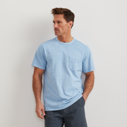 Men's Sunwashed Cotton T-Shirt - Slate Blue