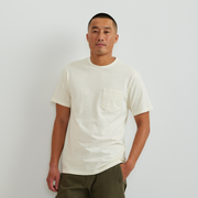 Men's Sunwashed Cotton T-Shirt - Ivory