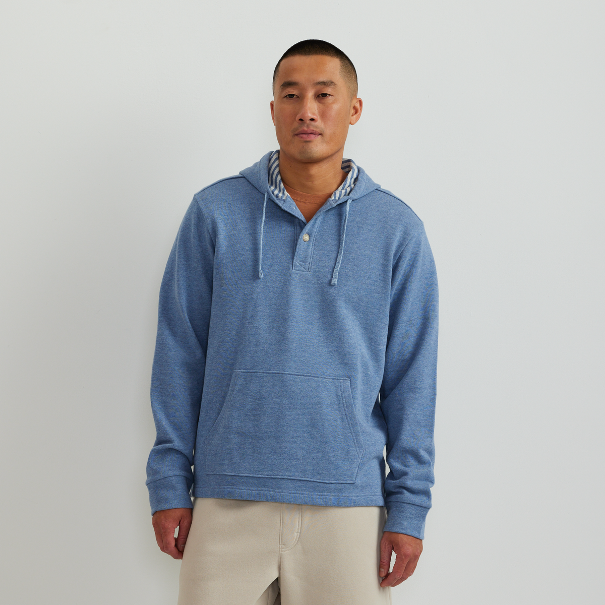 Men's Henley Hoodie