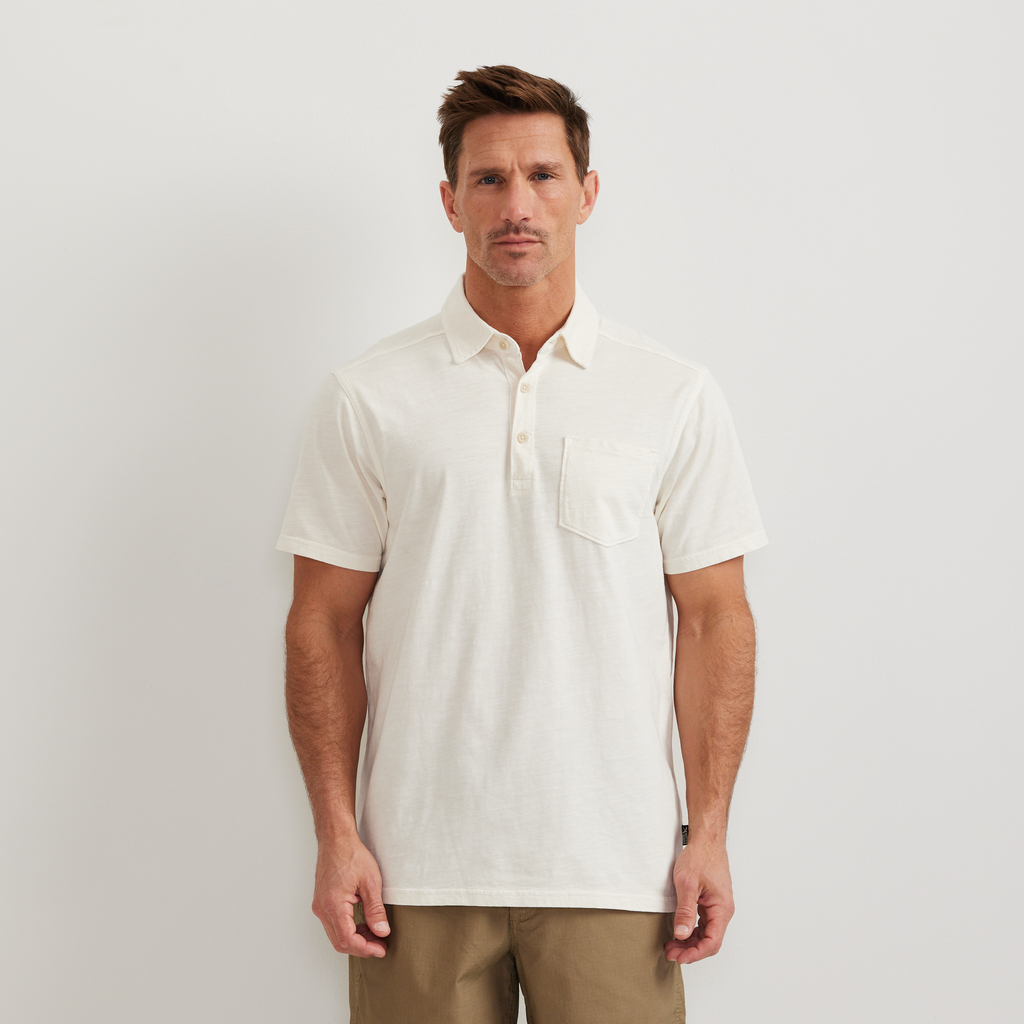 Men's Sunwashed Cotton Pocket Polo