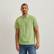 Men's Sunwashed Cotton Pocket Polo - Leaf