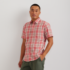 Men's Tidelands Short-Sleeve Yarn-Dyed Textured Shirt