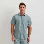 Men's Camano Short-Sleeve Shirt - Solid - Patina