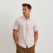 Men's Camano Short-Sleeve Shirt - Solid - Calla Lily
