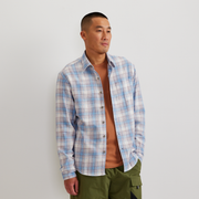 Men's Vintage Shirt - Blue Fog