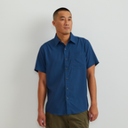 Men's Short Sleeve Destination Shirt-Solid
