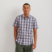 Men's Short-Sleeve Pack It 3.0 Seersucker Shirt - Gray