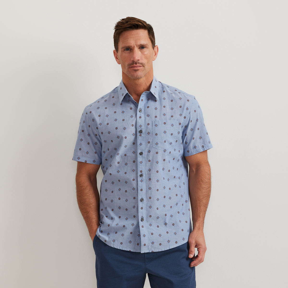 Men's Baja Short-Sleeve Shirt - Print
