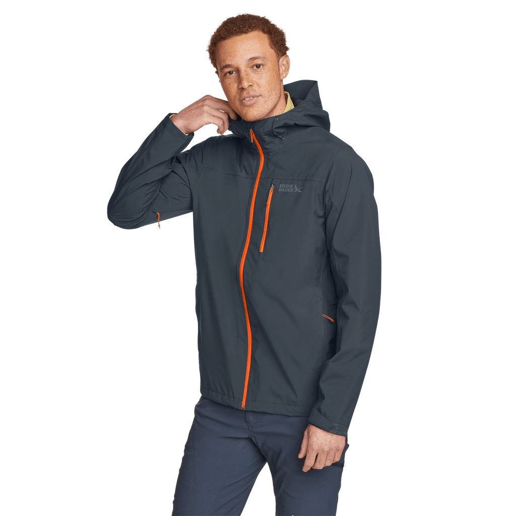 Men's Cloud Cap Waterproof Stretch Hooded Rain Jacket