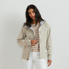 Women's Cloud Cap 3L Waterproof Stretch Hooded Rain Jacket