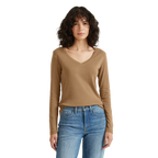 Women's Fav Long-Sleeve V-Neck T-Shirt