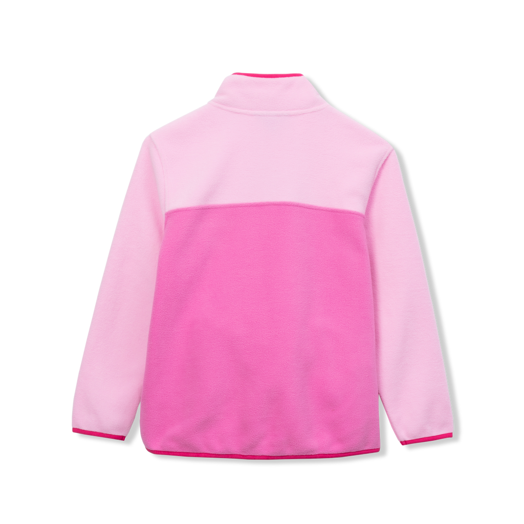Girls Quest Fleece Snap Neck Pullover