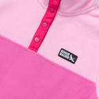 Girls Quest Fleece Snap Neck Pullover