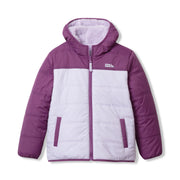 Girls Deer Harbor Reversible Hooded Jacket - VIOLET