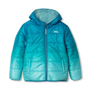 Girls Deer Harbor Reversible Hooded Jacket - MARINE