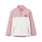 Girls Quest Fleece Snap Neck Pullover