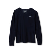 Boys Boulder Peak LS Tee - NAVY BLUE